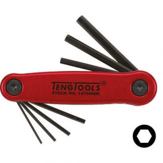 Teng Metric Hex Key Set – 7Pc