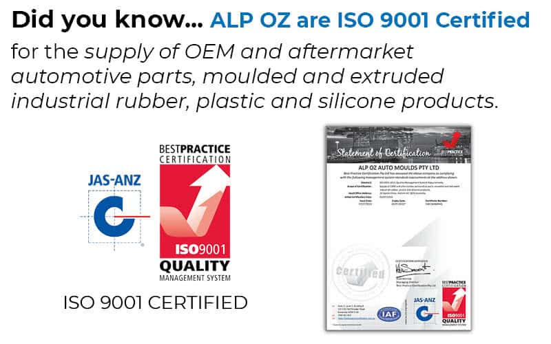 Customer Support Feature: ALP OZ are ISO 9001 Certified