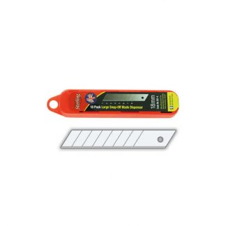 Sterling 18mm Heavy Duty Snap Off Blades – Pkt 10 Knives and Blades ALP OZ Auto Moulds Sterling 18mm Heavy Duty Snap Off Blades - Pkt 10