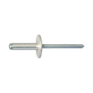 Alum. Large Flange 3/16" Pop Rivet – Pkt 25