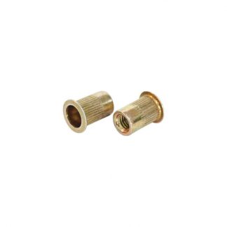 M6 Steel Nutsert Fastener with Flange – Pkt 25 Auto Body Clips ALP OZ Auto Moulds M6 Steel Nutsert Fastener with Flange - Pkt 25