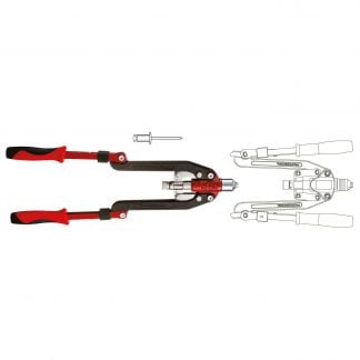 H/Duty Foldable 1/4″ Long Arm Riveter General Tools ALP OZ Auto Moulds H/Duty Foldable 1/4" Long Arm Riveter