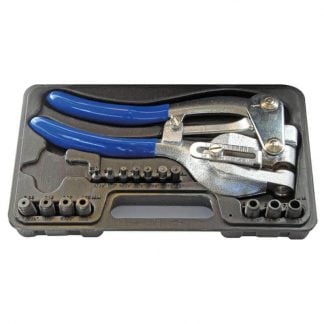 Hole Punch Kit - Hand Operated - 15 Pc 