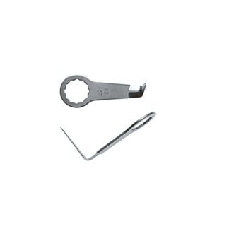 Fein L-Shaped Blade – 38mm – Pkt 2 Oscillating Tool Kits and Blades ALP OZ Auto Moulds Fein L-Shaped Blade - 38mm - Pkt 2