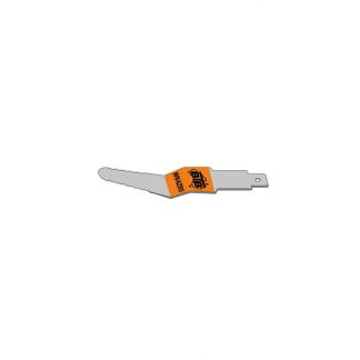 BTB Serrated Reverse Offset Blade – 140mm Long BTB Blades and Spares ALP OZ Auto Moulds BTB Serrated Reverse Offset Blade - 140mm Long