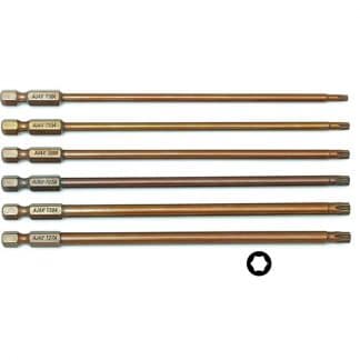 Torx Power Bit Set – 150mm Long – 6 Pc General Tools ALP OZ Auto Moulds Torx Power Bit Set - 150mm Long - 6 Pc