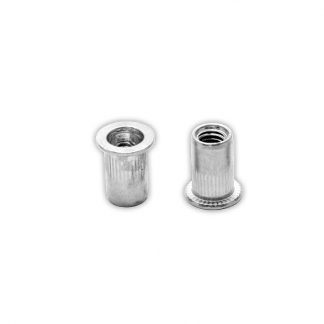 M6 Aluminium Nutsert with Flange – Pkt 25 Auto Body Clips ALP OZ Auto Moulds M6 Aluminium Nutsert with Flange - Pkt 25
