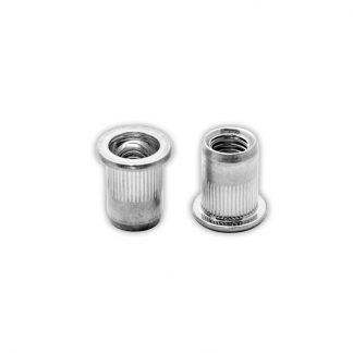 M8 Aluminium Nutsert with Flange – Pkt 25 Auto Body Clips ALP OZ Auto Moulds M8 Aluminium Nutsert with Flange - Pkt 25