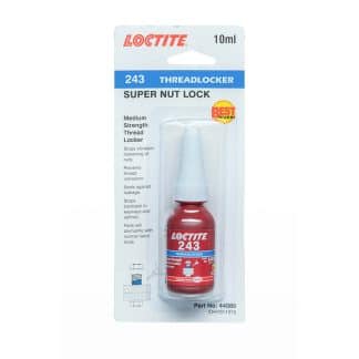 Loctite 243 General Purpose Threadlocker – 10ml Auto Glass Hand Tools ALP OZ Auto Moulds Loctite 243 General Purpose Threadlocker - 10ml