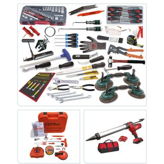 Auto Glazier Tool Bundle + BAT + Milwaukee Gun
