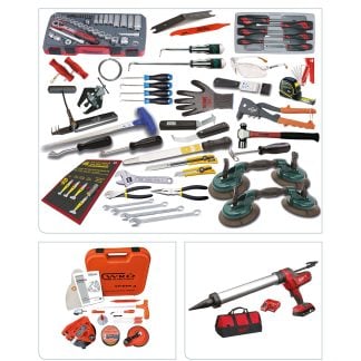 Auto Glazier Tool Bundle + Spider 4M + Milwaukee Gun
