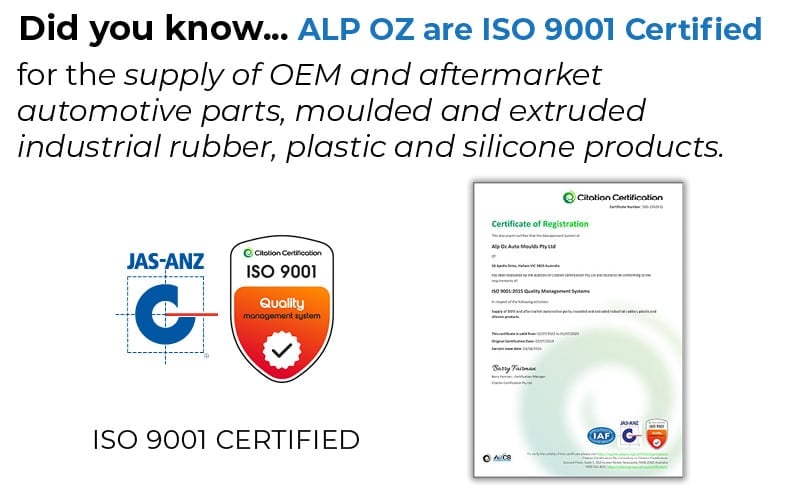Customer Support Feature: ALP OZ are ISO 9001 Certified
