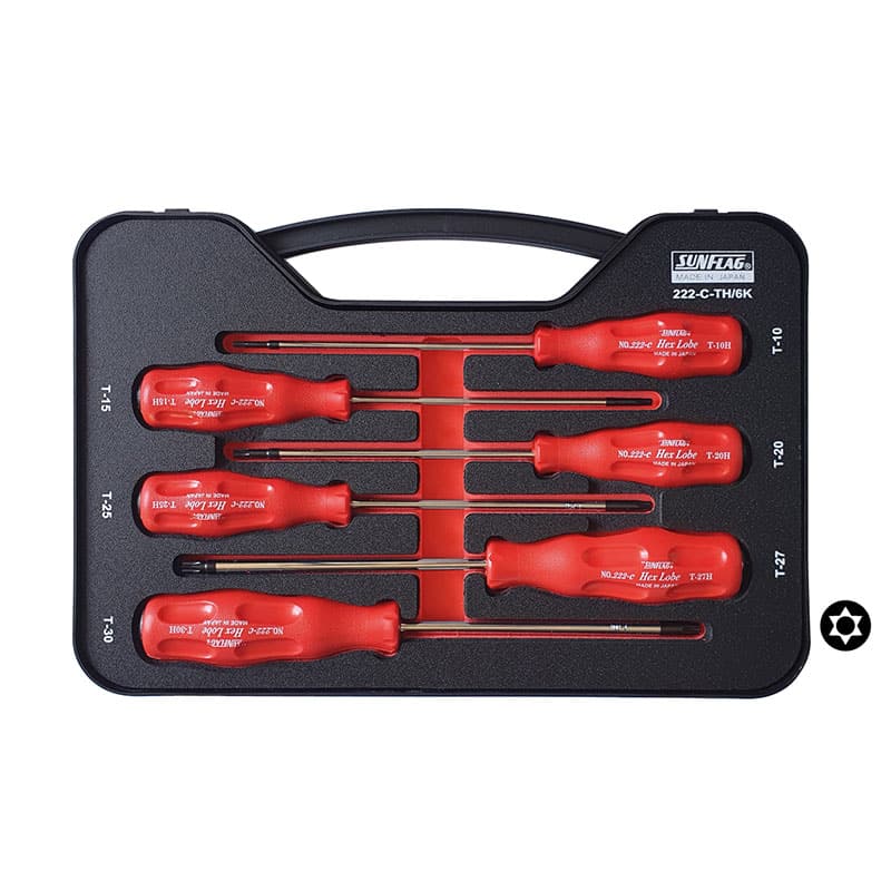 Sunflag Security Torx Screwdriver Set – 6 Pc
