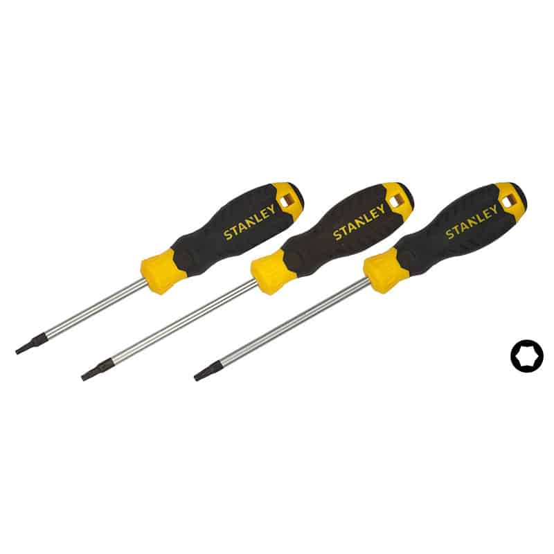 Stanley Torx Screwdriver Set – 3 Pc