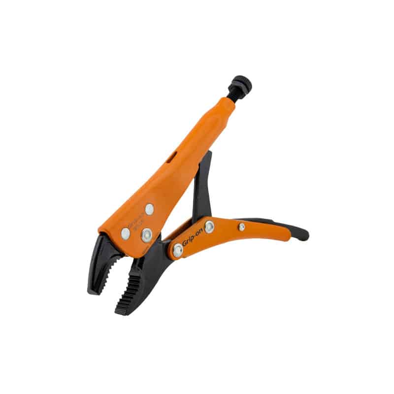 Grip-On G121 Easy Release Locking Pliers with Curved Jaws and Wire Cutter Grip-On Clamps ALP OZ Auto Moulds 3 Grip-On G121 Easy Release Locking Pliers with Curved Jaws and Wire Cutter - Image 3