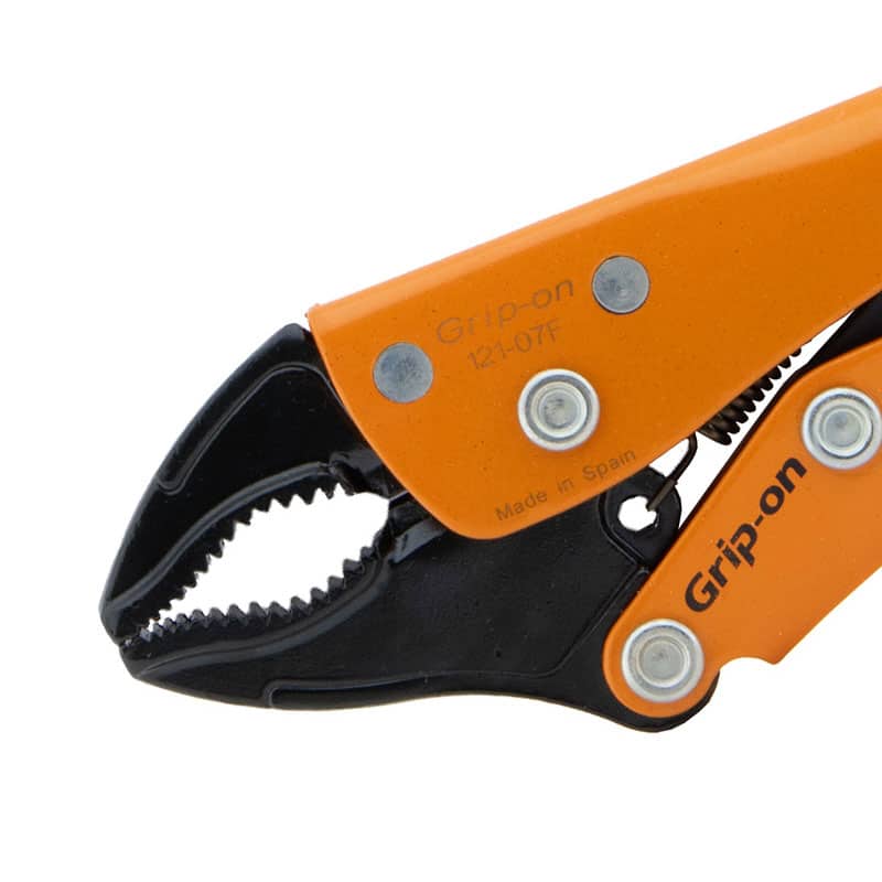 Grip-On G121 Easy Release Locking Pliers with Curved Jaws and Wire Cutter Grip-On Clamps ALP OZ Auto Moulds 5 Grip-On G121 Easy Release Locking Pliers with Curved Jaws and Wire Cutter - Image 5