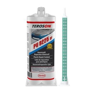 Teroson PU 9225SF - Plastic Repair Fast Curing 50ml 2-part Epoxy - 2mins